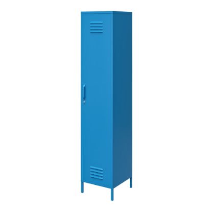 Picture of Ameriwood Home Cache Single Metal Locker Storage Cabinet, 72-7/8inH x 15inW x 15-3/4inD, Blue