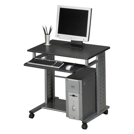 Picture of Eastwinds Empire Mobile PC Workstation, 29-3/4inH x 23-1/2inW x 29-3/4inD, Anthracite/Metallic Gray