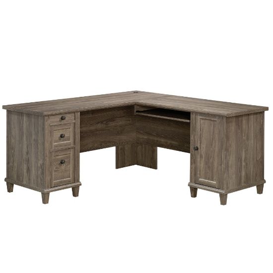 Picture of Sauder Hammond 65-1/8inW L-Shaped Corner Desk, Emery Oak