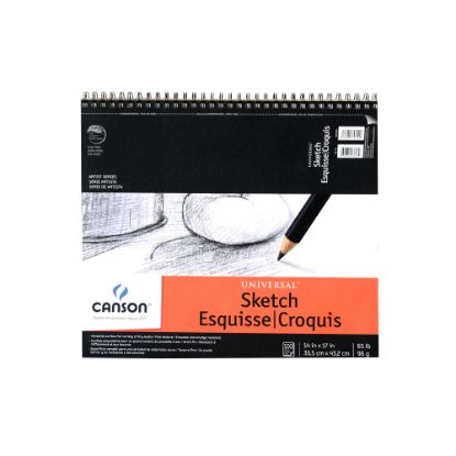 Picture of Canson Universal Heavyweight Sketch Pad, 14in x 17in, 100 Sheets Per Pad