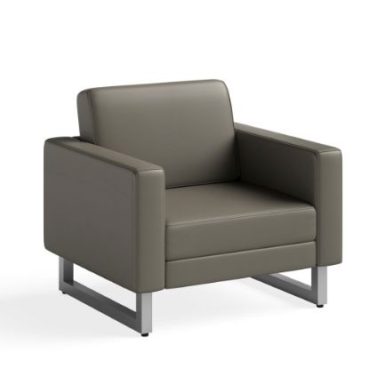 Picture of Safco Mirella Lounge Chair, Gray/Silver