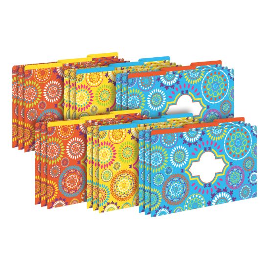 Picture of Barker Creek Tab File Folders, Legal Size, Moroccan, Pack Of 18 Folders