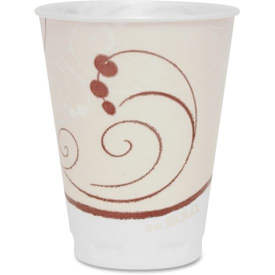 Picture of Solo Cup Cozy Touch 12 oz. Insulated Cups - 12 fl oz - 100 / Pack - Beige - Foam - Hot Drink, Cold Drink, Beverage