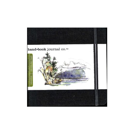 Picture of Hand Book Journal Co. Travelogue Drawing Journal, 5 1/2in x 5 1/2in, Ivory/Black, Pack Of 2