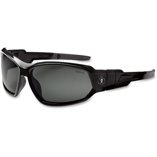 Picture of Ergodyne Skullerz LOKI Anti-Fog Smoke Lens Black Safety Glasses // Sunglasses