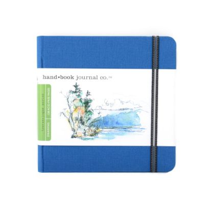 Picture of Hand Book Journal Co. Travelogue Drawing Journals, Square, 5 1/2in x 5 1/2in, 128 Pages, Ultramarine Blue, Pack Of 2