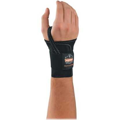 Picture of Ergodyne ProFlex Support, 4000, Single-Strap Wrist, Right, Small, Black