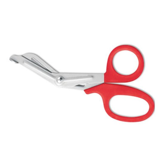 Picture of Acme United Stainless Steel Office Snips, 7in, Red/Stainless Steel