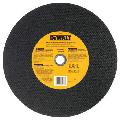 Picture of DeWalt Type 1 Fabrication Cutting Wheel, 14in Diameter