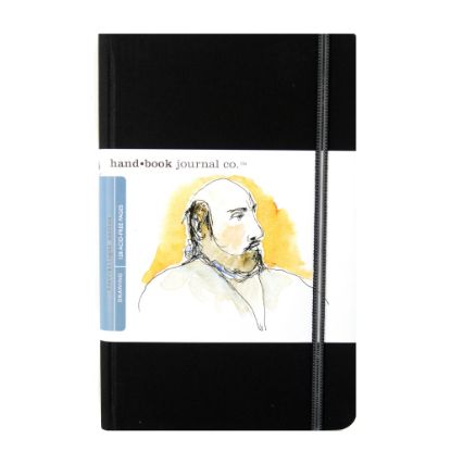 Picture of Hand Book Journal Co. Travelogue Drawing Journals, Portrait, 5 1/2in x 8 1/4in, 128 Pages, Ivory Black, Pack Of 2