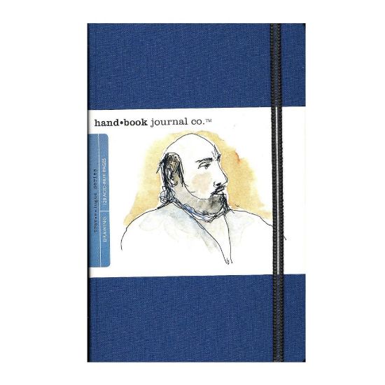 Picture of Hand Book Journal Co. Travelogue Drawing Journals, Landscape, 5 1/2in x 8 1/4in, 128 Pages, Ultramarine Blue, Pack Of 2