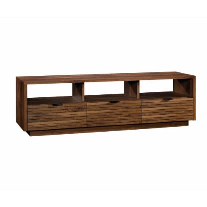 Picture of Sauder Harvey Park Entertainment Credenza For 70in Televisions, Grand Walnut