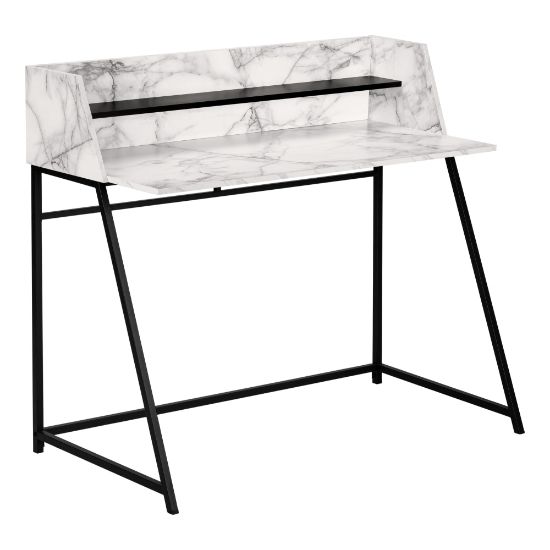 Picture of Monarch Specialties Mattie 48inW Computer Desk, White/Black