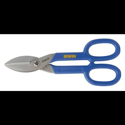 Picture of IRWIN Straight Cut Tin Snips, 10in Tool Length