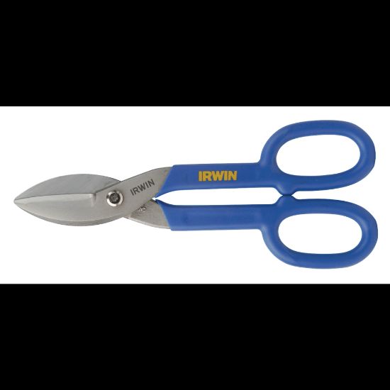 Picture of IRWIN Straight Cut Tin Snips, 10in Tool Length