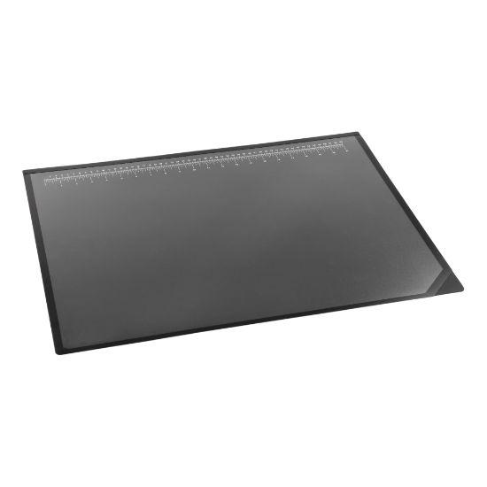 Picture of Realspace Tab Lift-Top Desk Pad, 19in x 24in, Black/Clear