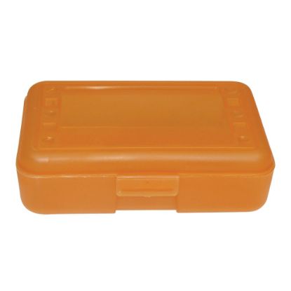 Picture of Romanoff Products Pencil Boxes, 8 1/2inH x 5 1/2inW x 2 1/2inD, Tangerine, Pack Of 12