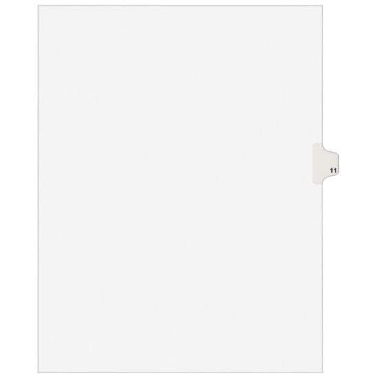 Picture of Avery Individual Legal Dividers Avery Style, Letter Size, Side Tab #11, Pack Of 25