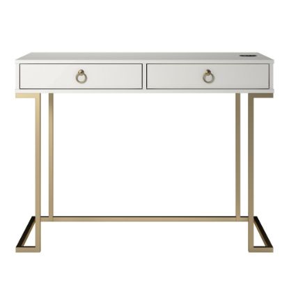 Picture of Ameriwood Home Serenity 42inW Writing Desk, White