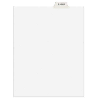 Picture of Avery Individual Legal Dividers Avery Style, Bottom Tab, 8 1/2in x 11in,  EXHIBIT B, Pack Of 25