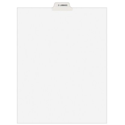 Picture of Avery Individual Legal Dividers Avery Style, Bottom Tab, 8 1/2in x 11in, EXHIBIT C, Pack Of 25