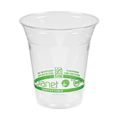 Picture of Planet+ Compostable Cold Cups, 12 Oz, Clear, Pack Of 1,000 Cups