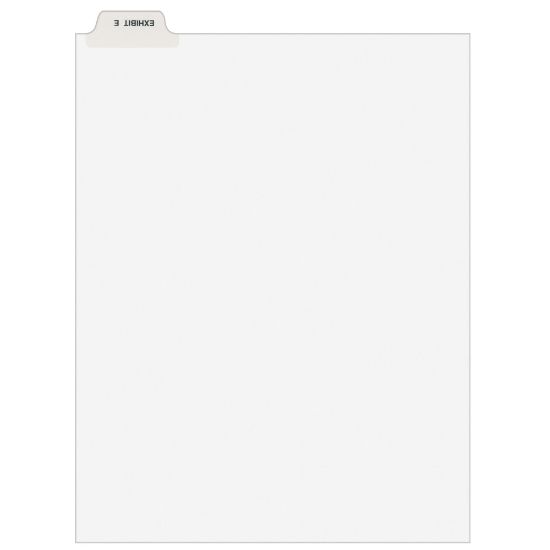 Picture of Avery Individual Legal Dividers Avery Style, Bottom Tab, 8 1/2in x 11in, EXHIBIT E, Pack Of 25