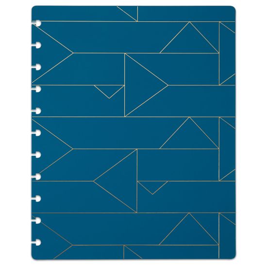 Picture of TUL Discbound Notebook Covers, Letter Size, Blue Geo, Pack of 2 Covers