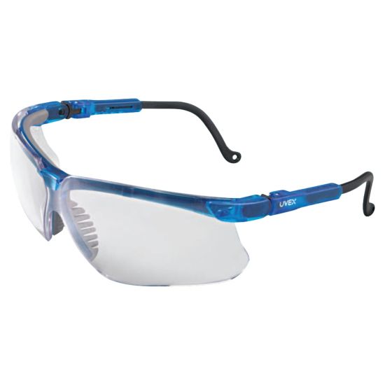 Picture of Genesis Eyewear, Clear Lens, Polycarbonate, Ultra-dura, Blue Vapor Frame