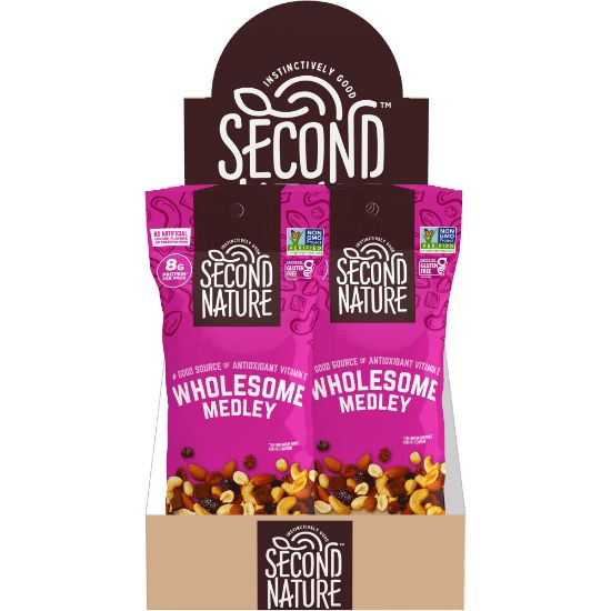 Picture of SECOND NATURE Wholesome Medley Mixed Nuts, 2.25 oz, 12 Count