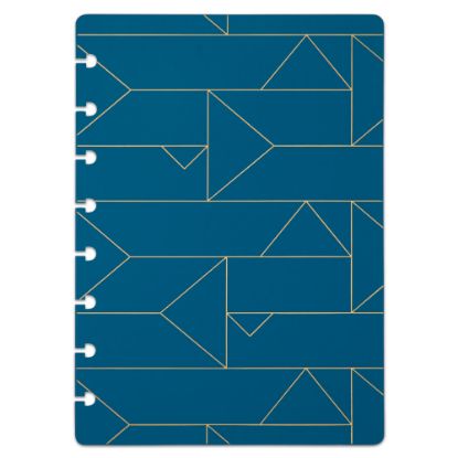 Picture of TUL Discbound Notebook Covers, Junior Size, Blue Geo, Pack of 2 Covers