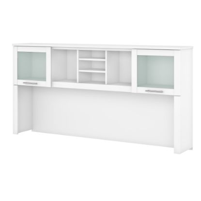 Picture of Bush Furniture Hutch For L-Shaped Desk, 72inW, White, Standard Delivery