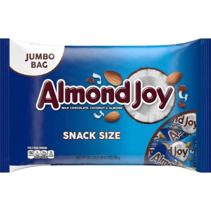 Picture of Almond Joy Snack Size Candy Bars, 20.1 Oz, Pack Of 2 Bags