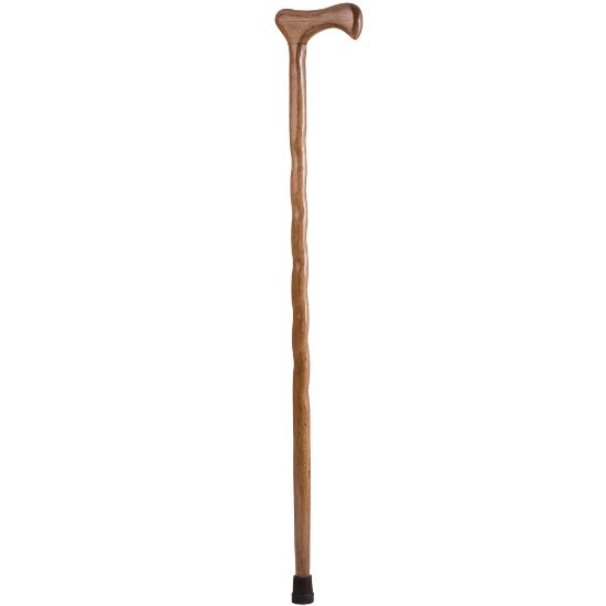 Picture of Brazos Walking Sticks Twisted Walnut Walking Cane, 37in, Natural