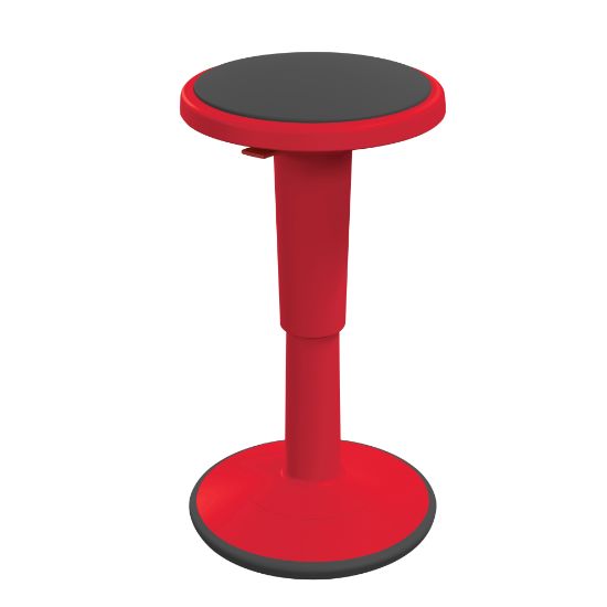 Picture of Hierarchy Height-Adjustable Grow Stool, 18inH, Red