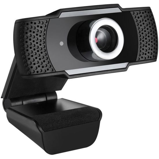 Picture of Adesso CyberTrack H4 1080P USB Webcam - 2.1 Megapixel - 30 fps - Manual Focus-Tripod Mount - 1920 x 1080 Video - Works with Zoom, Webex, Skype, Team, Facetime, Windows, MacOS, and Android Chrome OS