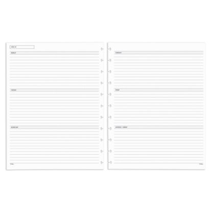 Picture of TUL Discbound Undated Weekly/Monthly Refill Pages, Letter Size, 68 Sheets