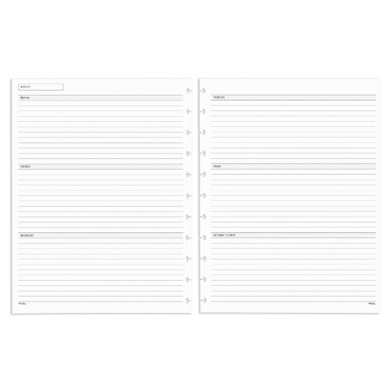 Picture of TUL Discbound Undated Weekly/Monthly Refill Pages, Letter Size, 68 Sheets