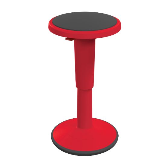 Picture of Hierarchy Height-Adjustable Grow Stool, 24inH, Red