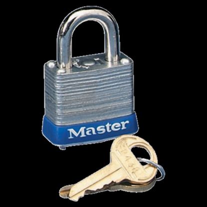 Picture of Master Lock Laminated Padlock, Steel, Silver