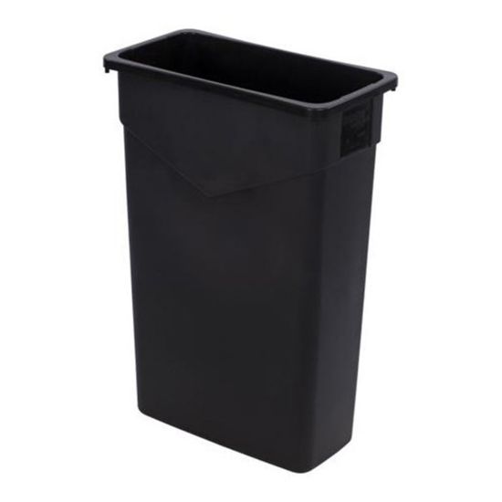 Picture of Carlisle TrimLine Trash Container, 23 Gallon, Black