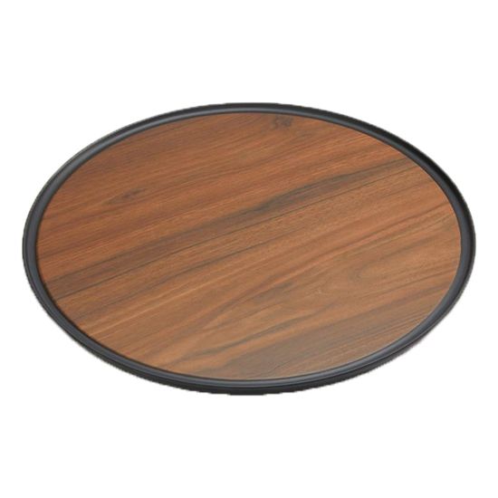 Picture of American Metalcraft Round Non-Skid Serving Trays, 16in, Brown, Pack Of 15 Trays