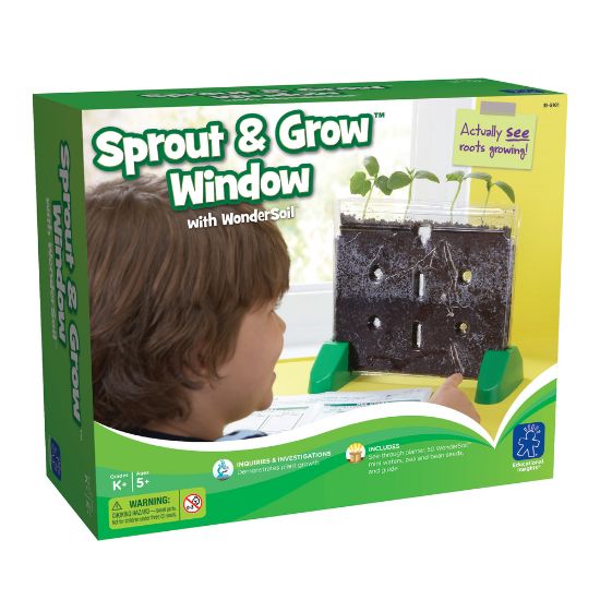 Picture of Educational Insights Sprout & Grow Window Kit, 4 5/8inH x 8 15/16inW x 10 11/16inD, Grades K-6