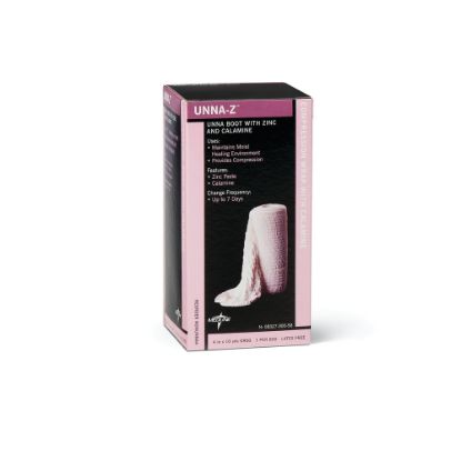 Picture of Medline Unna-Z Unna Boot Bandages, With Calamine, 3in x 10 Yd., White, Case Of 12