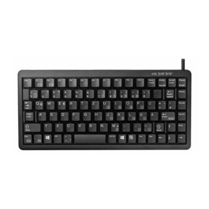 Picture of CHERRY G84-4100 Compact Keyboard - Keyboard - PS/2, USB - US - black