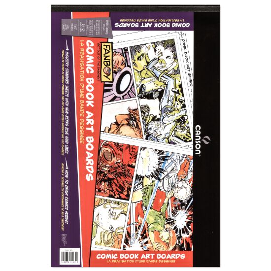 Picture of Canson Fanboy Comic Book Art Board Pad, 11in x 17in, 24 Sheets