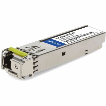 Picture of AddOn ADTRAN 1442140G-BX53 Compatible TAA Compliant 1000Base-BX SFP Transceiver (SMF, 1550nmTx/1310nmRx, 40km, LC) - 100% compatible and guaranteed to work