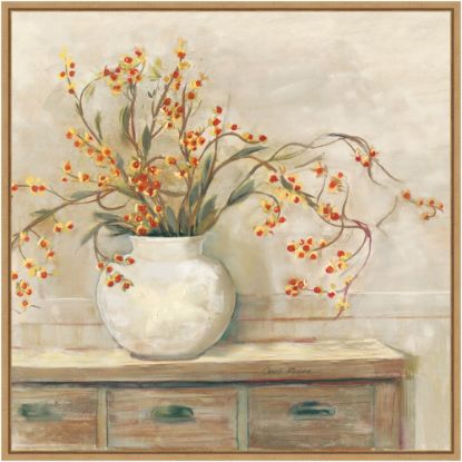 Picture of Amanti Art Bittersweet Bouquet by Carol Rowan Framed Canvas Wall Art Print, 22inH x 22inW, Maple