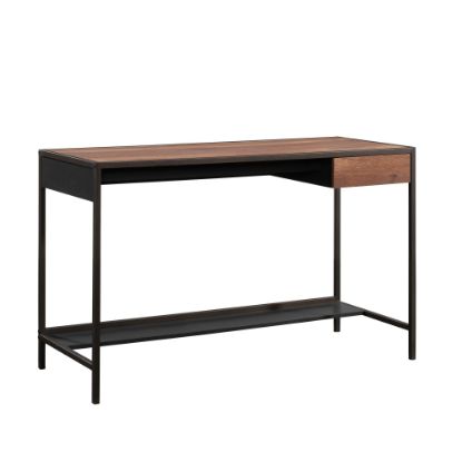 Picture of Sauder Boulevard Cafe 49inW Computer Desk With Lower Storage Shelf, Black/Vintage Oak