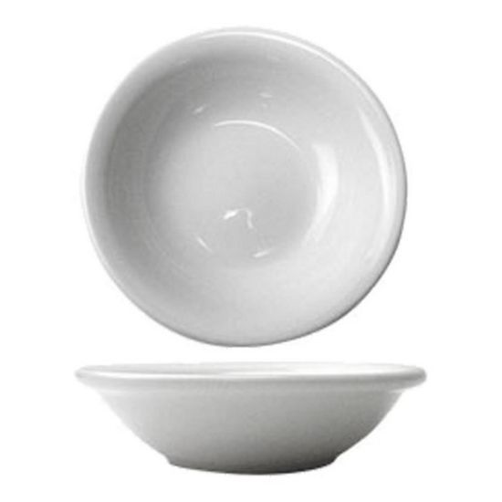 Picture of International Tableware Dover Porcelain Fruit Bowls, 4.75 Oz, European White, Pack Of 36 Bowls